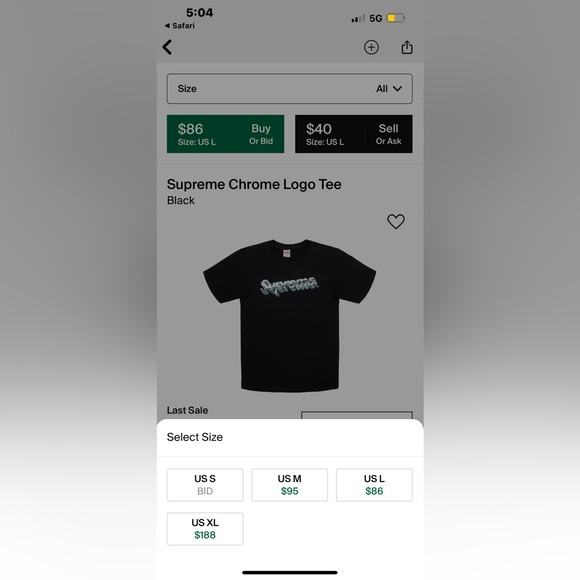 supreme tee - Picture 3 of 3